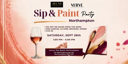 SIP & PAINT Party -Northampton