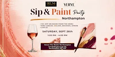 SIP & PAINT Party -Northampton