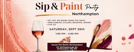 SIP & PAINT Party -Northampton