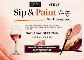 SIP & PAINT Party -Northampton
