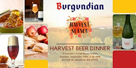 Bountiful Harvest 5-Course Beer & Cider Dinner