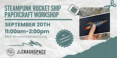 Steampunk Rocket Ship Papercraft Workshop