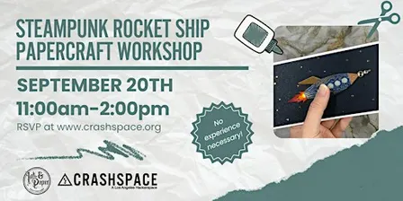 Steampunk Rocket Ship Papercraft Workshop