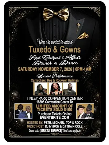 Tuxedo and Gowns Red carpet affair