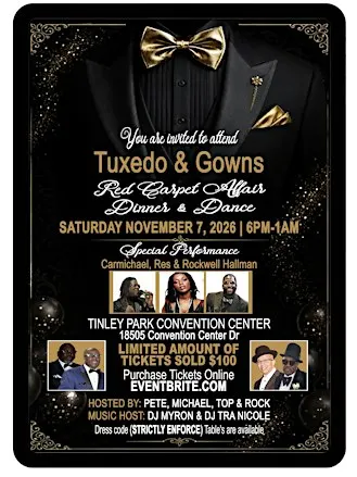 Tuxedo and Gowns Red carpet affair