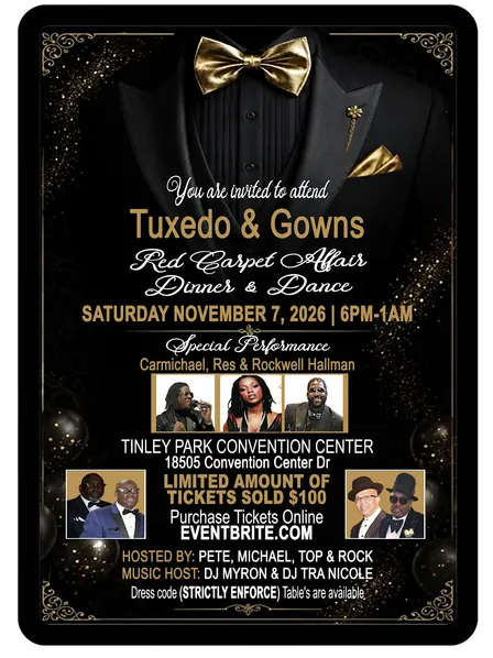 Tuxedo and Gowns Red carpet affair