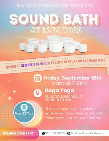 Sound Bath~ with Option to FLOAT in a hammock!