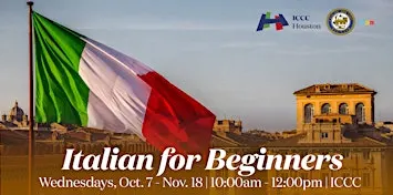 Italian Language Class for Beginners - A1S1 (ICCC)