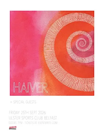 Haiver at Ulster Sports Club Belfast 25/9/26