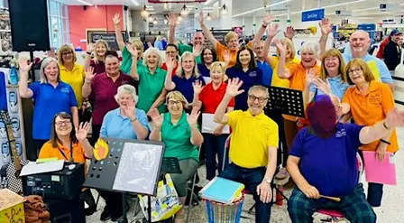 The Ferryden Community Choir in Brechin Cathedral