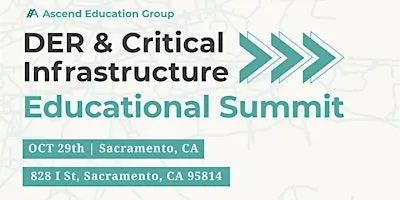 DER & Critical Infrastructure Education Summit