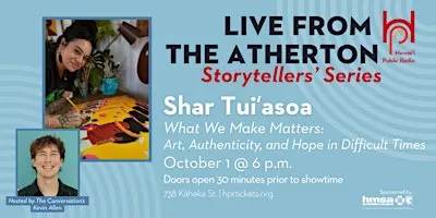 Live from the Atherton: Shar Tuiʻasoa