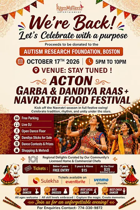 Garba & Dandiya Raas + Naratri Food Festival
