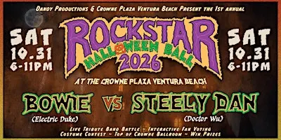 Rockstar Halloween Ball 2026 - Bowie vs Steely Dan