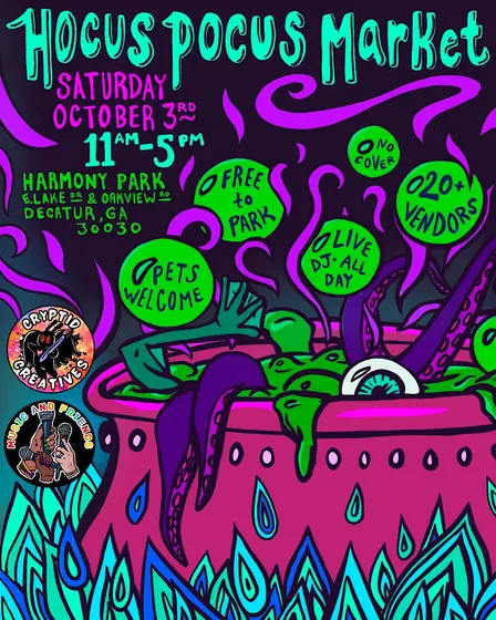 Hocus Pocus Market at Harmony Park: Shop Local Spooky Makers!