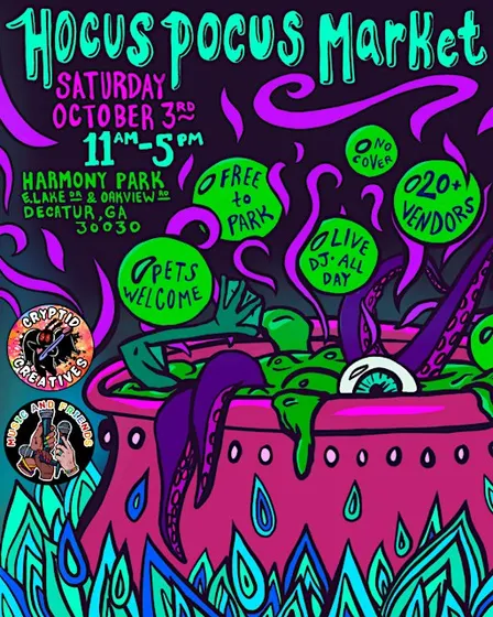 Hocus Pocus Market at Harmony Park: Shop Local Spooky Makers!