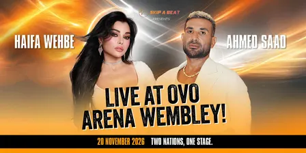Ahmed Saad & Haifa Wehbe Live at OVO Wembley Arena, 20 November 2026