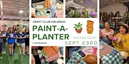 Paint-a-Planter with Craft Club Orlando!