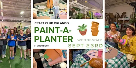 Paint-a-Planter with Craft Club Orlando!