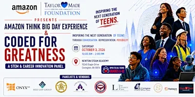 Amazon Think Big Day Experience + Coded For Greatness STEM Panel