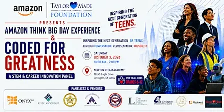 Amazon Think Big Day Experience + Coded For Greatness STEM Panel