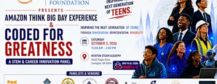 Amazon Think Big Day Experience + Coded For Greatness STEM Panel