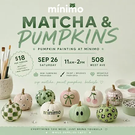 Matcha & Pumpkin Painting