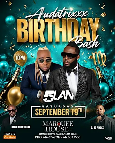 Audatrix Birthday Bash Featuring 5Lan