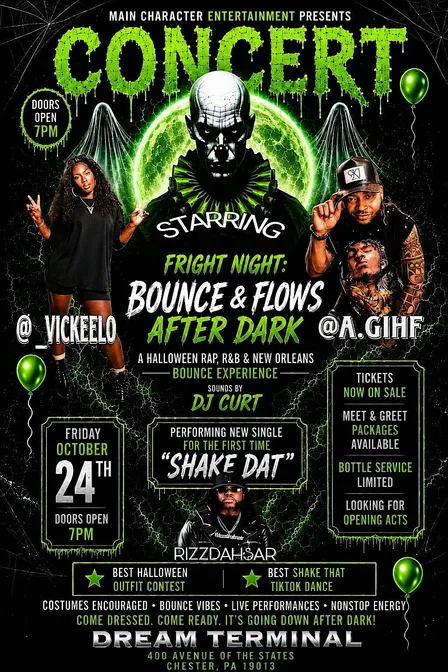 Fright Night : BOUNCE & FLOWS AFTER DARK