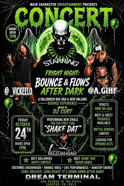 Fright Night : BOUNCE & FLOWS AFTER DARK