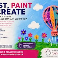 Children's Hot Air Balloon Canvas  & Resin Art  Workshop