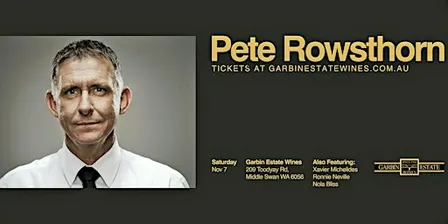 Peter Rowsthorn Live - Comedy Night at Garbin Wines