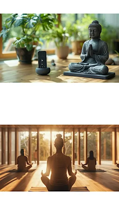 Sitting with silence,  meditation for everyday life.