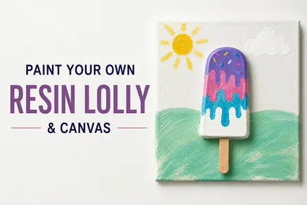 Children's Paint Your Own Resin Lolly Workshop