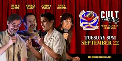 Tuesday Night Stand-Up Comedy Montreal | Comedy on Mackay | #1 Rated Show