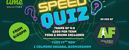 Interactive Speed Quiz for the Amputation Foundation