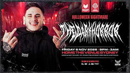Masif & Harder Industries present The Dark Horror at Home The Venue