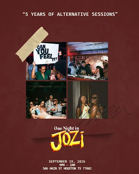 ONE NIGHT IN JOZI: 5 YEARS OF ALTERNATIVE SESSIONS