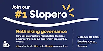 Slopero #1 - Rethinking governance