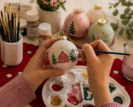 SIP&PAINT- Weihnachtskugel Bemalen in Frankfurt
