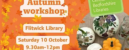 Autumn Workshop at Flitwick Library