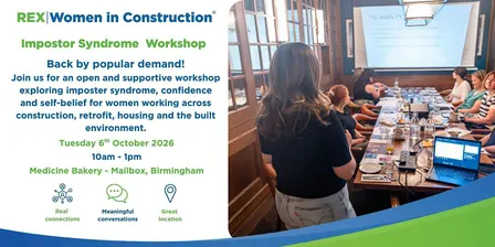 REX Women in Construction | Impostor Syndrome Workshop | Birmingham