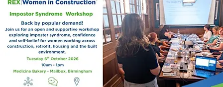 REX Women in Construction | Impostor Syndrome Workshop | Birmingham