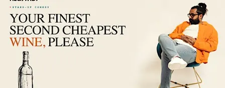 Your Finest Second Cheapest Wine Please • English Standup Comedy • Malta