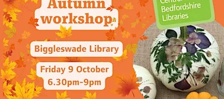 Autumn Workshop at Biggleswade Library