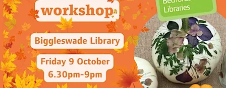 Autumn Workshop at Biggleswade Library