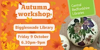 Autumn Workshop at Biggleswade Library
