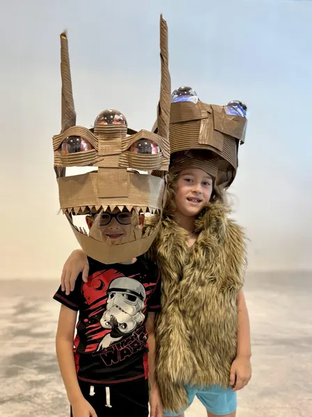 "Where the Weird Things Are" Family Cardboard Mask Workshop