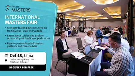 Discover the right Master's for your career at Access Masters Lima event