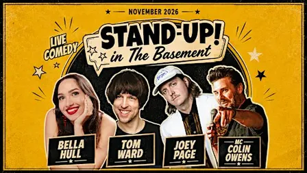 Stand Up Comedy Night ft Bella Hull, Tom Ward And Joey Page